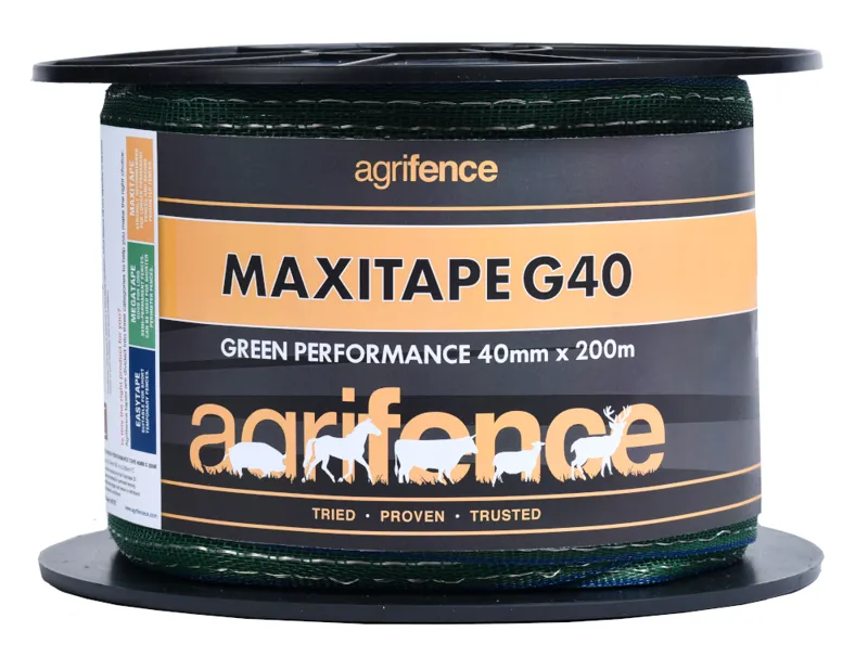 Agrifence Maxitape Performance Tape Green 200m
